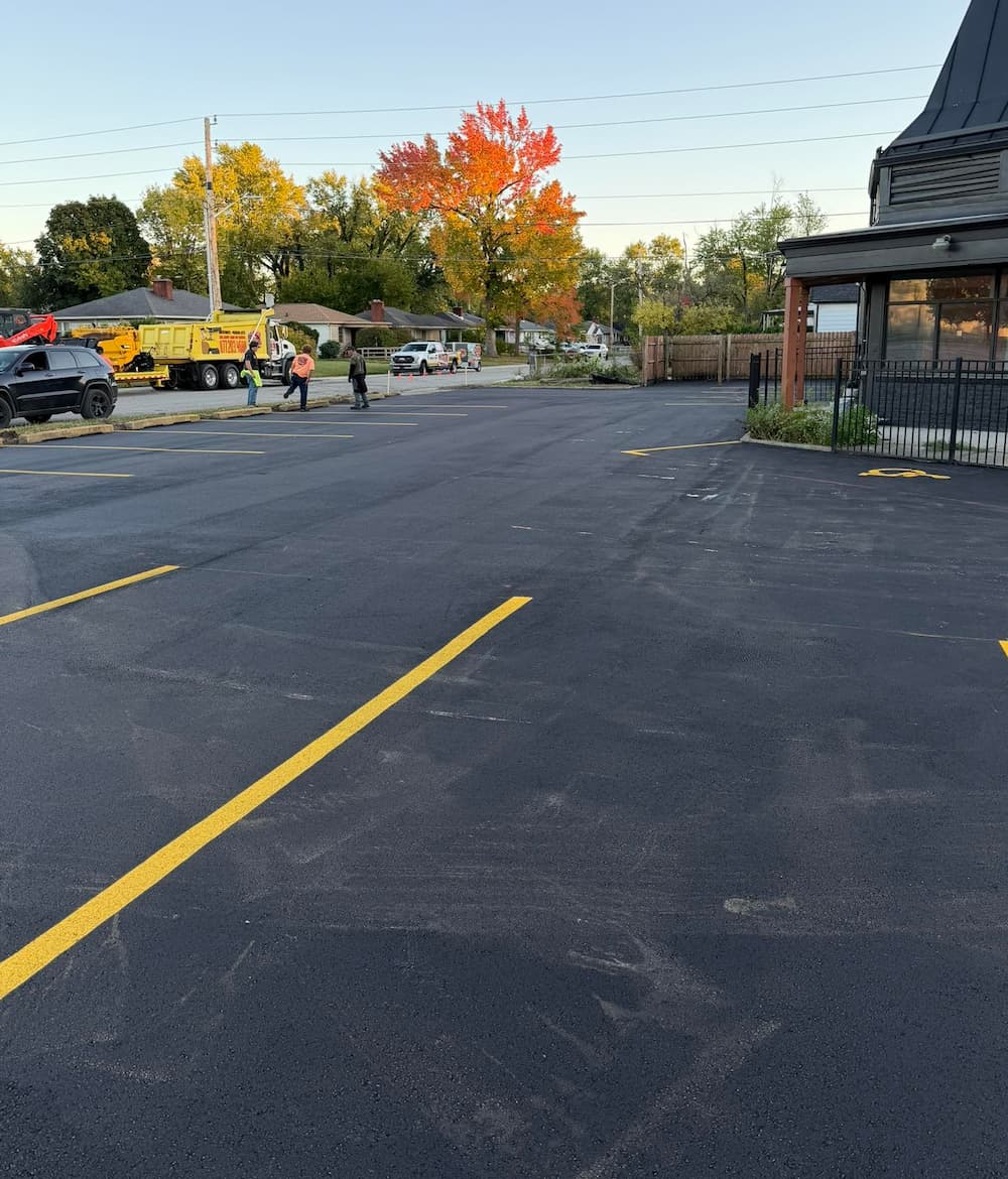 Parking Lot Paving after